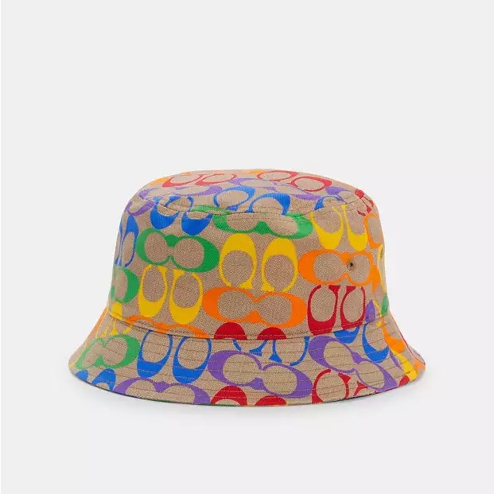 Coach Rainbow Signature Bucket Hat
